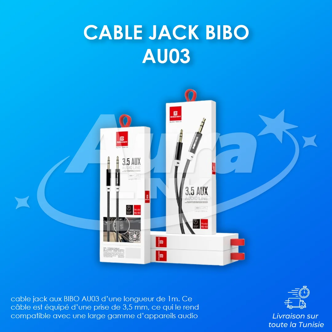 CABLE JACK BIBO AU03 